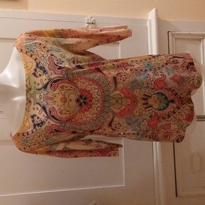 Mineral print knit top Sz XL 🎁